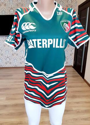Спортивная футболка фирменная canterbury caterpillar оригинал винтаж