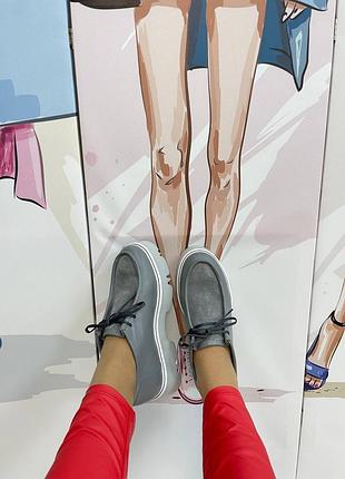 Шкіряні черевики туфлі лофери6 фото