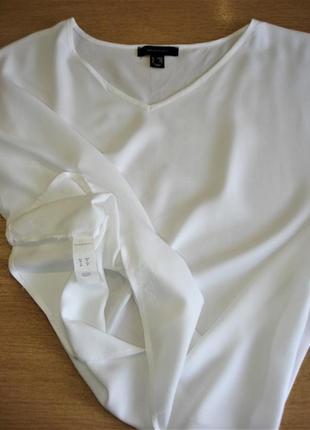Белая шёлковая блузка   "atmosphere " 50-52 р  индия5 фото