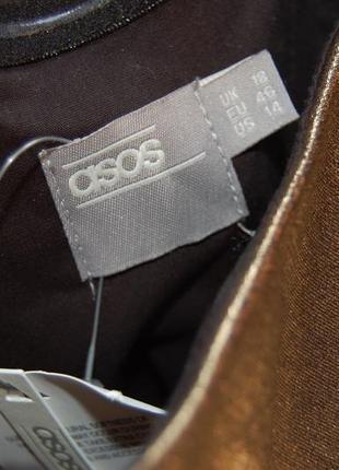 Блестящее асимметричное платье-футляр в бельевом стиле от asos новое9 фото