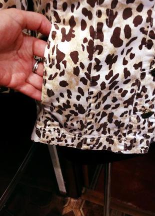 Пиджак леопардовый 46р3 фото