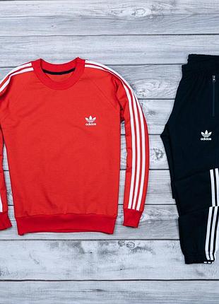 Стильный мужской спортивный костюм adidas весенний