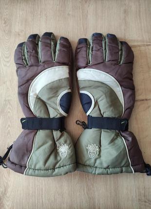 Мужские высокие спортивные лыжные термо перчатки crane,  р 9,5(xl)