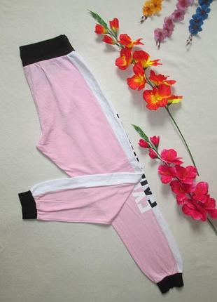 Суперові трикотажні спортивні штани з написом і контрастними вставками select.4 фото