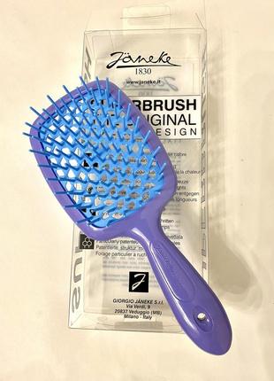 Фіолетова з небесно блакитним - запаморочливої краси гребінець janeke superbrash