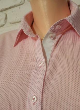 Блуза, сорочка з батісту у горох 38 р. (46-48 роз.)2 фото