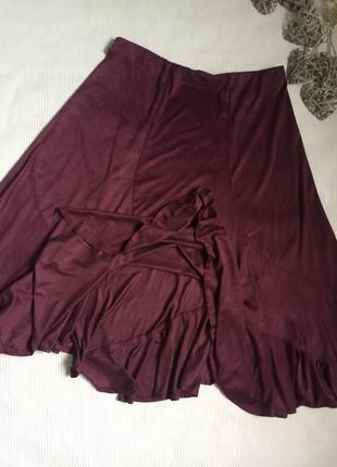 Шикарна юбка , ткань под замш , мягкая4 фото