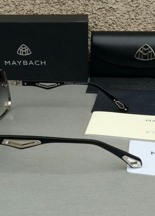 Maybach king очки мужские солнцезащитные серые в серебре3 фото