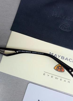 Maybach king очки мужские солнцезащитные серые в серебре6 фото