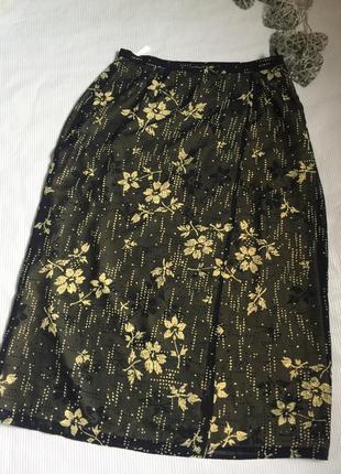 Роскошная юбка шифон , на подкладке1 фото