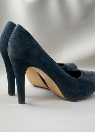 Женские вельветовые туфли asos на среднем каблуке3 фото