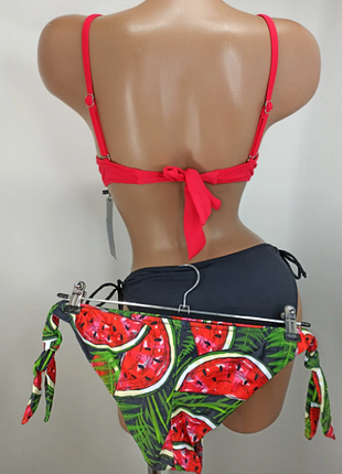 Купальник тройка с бразилиано и обычными плавками sisianna , 4 цвета 53415мш7 фото