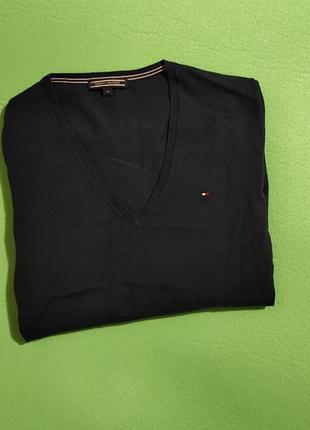 Оригинальный свитер 
tommy hilfiger basic v neck 5