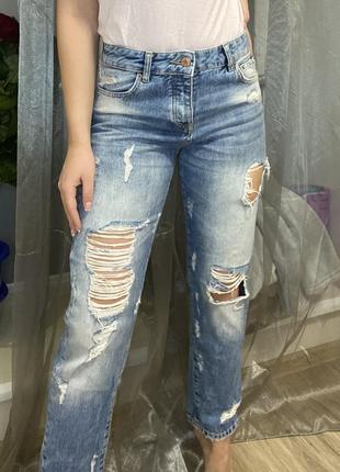 Mom jeans bershka джинсы