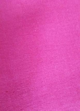 Отрез кусок лоскут хлопчатобумажной розовой малиновой ткани.3 фото
