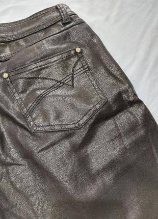 Брюки штаны под кожу кожаные джинсы9 фото