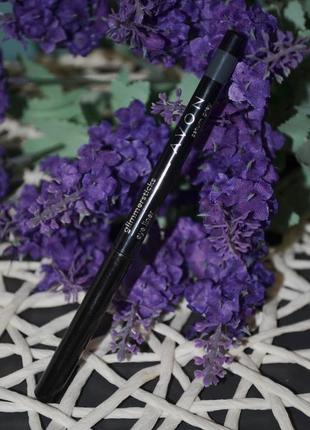 Механический контурный карандаш для глаз avon glimmerstick eyeliner saturn grey