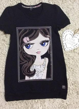 Трикотажная туника star🔥скидка🔥