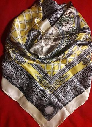 Шикарный шелковый платок палантин