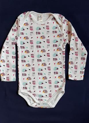 Трикотажный боди человечек topomini германия на 1,5-2 года