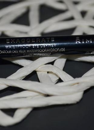 Автоматический карандаш для глаз водостойкий rimmel exaggerate waterproof eye definer3 фото