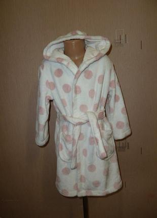 George мягкий пушистый халат на 5-6 лет