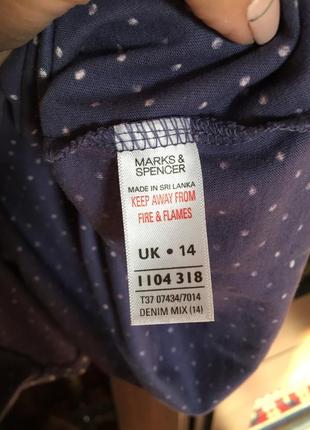 Ночная рубашка в горошек marks & spenser3 фото