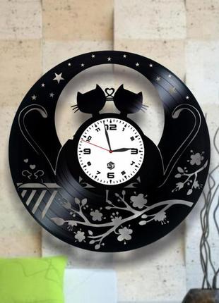 "лямур" - настенные часы из виниловых пластинок. уникальный подарок! в наличии!