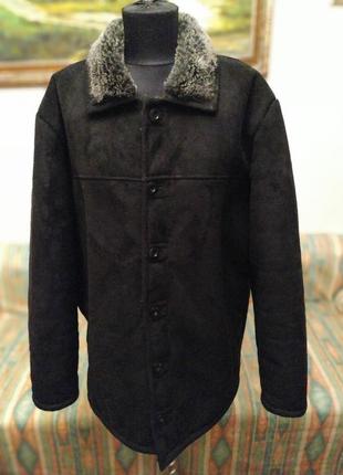 Супер чоловіча штучна дубленочка