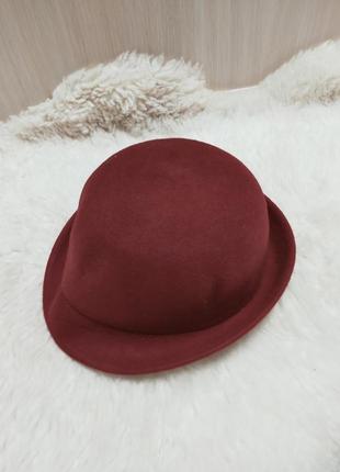 Шерстяная шапка шляпа1 фото