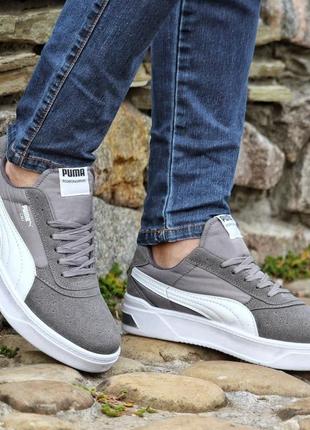 Кроссовки puma cali grey