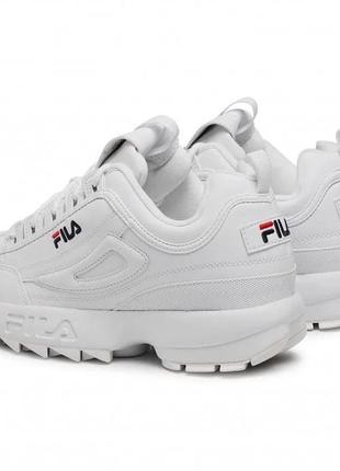 Снікерси fila disruptor low wmn 1010302.1 fg white оригінал!!!