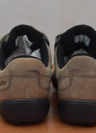 Коричневі шкіряні кросівки на липучках hotter, 39-40 розмір. оригінал5 фото
