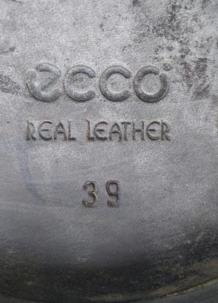 25.5 см 39 розм черевики ecco real leather 255mm4 фото