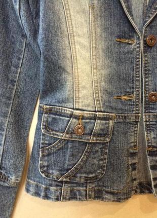 Пиджак джинсовый женский4 фото