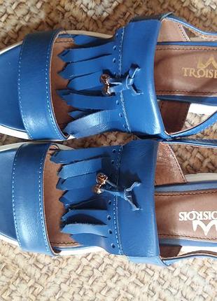 Шкіряні босоніжки troisrois