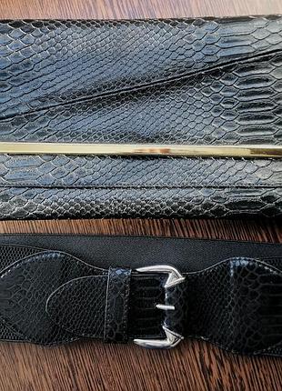 Клатч dorothy perkins и ремень в подарок (под платье, жакет, пиджак, колготы, чулки, юбка)