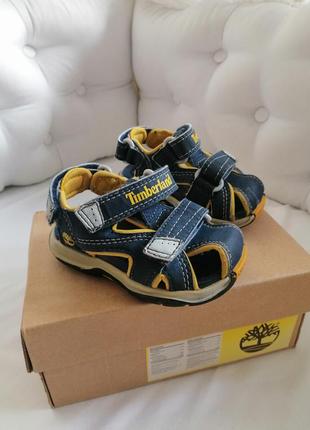 Кожанные сандалии босоножки timberland