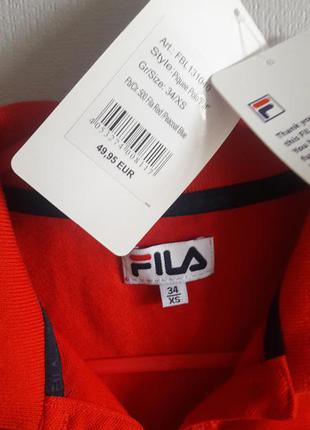 Футболка оригінал fila xs2 фото