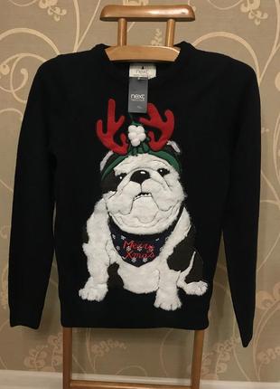 Дуже красивий і стильний брендовий в'язаний светр 19.