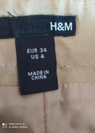 Юбка мини сафари на подкладке, h&m euro 344 фото