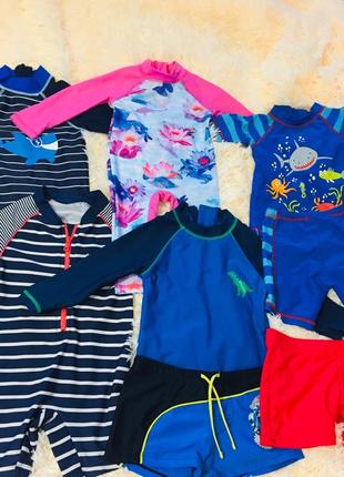 Костюми для плавання басейну моря гідро комплект купання на 1 2 9 12 18 місяців