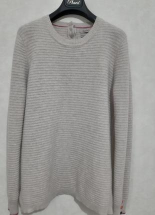 Шерстяной свитер меринос merino wool woolmark