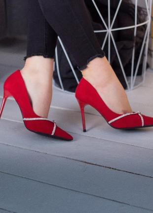 Жіночі туфлі червоні cabaret 2606