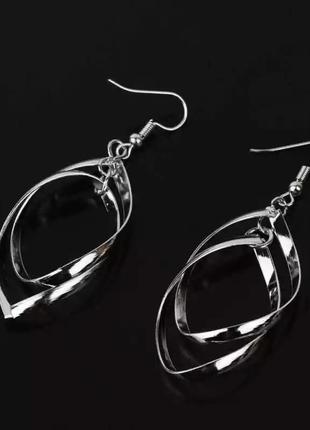 Объёмные серьги спираль 🧬 3