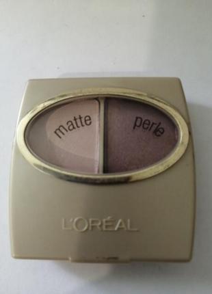 Тени loreal matte & pearl, оригинал, винтаж