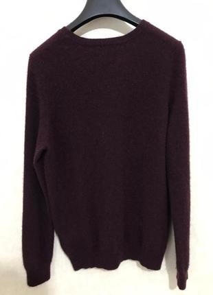 Кашемировый свитер cashmere 100% марсала бордовый3 фото