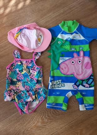 Купальник 12-18міс 80-86 плавки купальний костюм