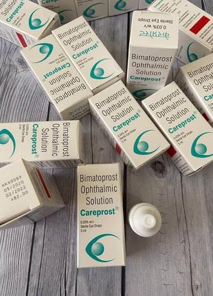 Индийский карепрост - эффективный стимулятор роста ресниц careprost сертификат