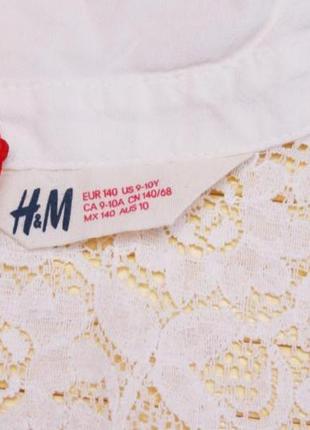 Нереально повітряна блуза на 9-10 л від h&m